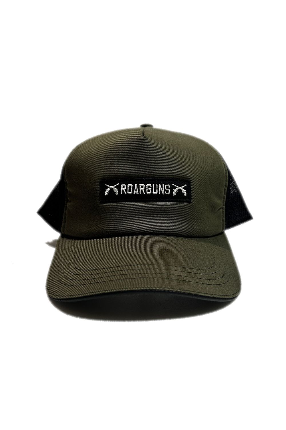 ロアーガンズ　黒のハット roarguns - CROSSGUN EMB HAT ⁄ バケットハット ⁄ ブラック | BRYAN