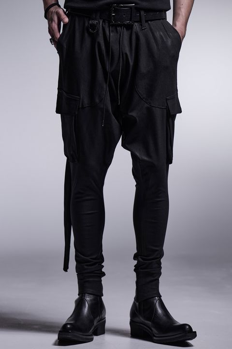 Coating High Tension Jersey Sarrouel Pants / コーティングハイテンションジャージー サルエルパンツ