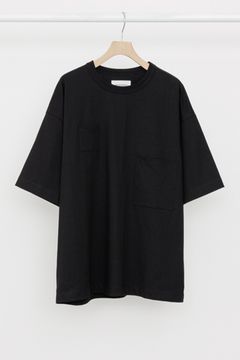ORGANIC GIZA 60/3 KNIT DEVICES POCKET TEE / オーガニック ギザコットン ニット デバイス ポケット Tシャツ