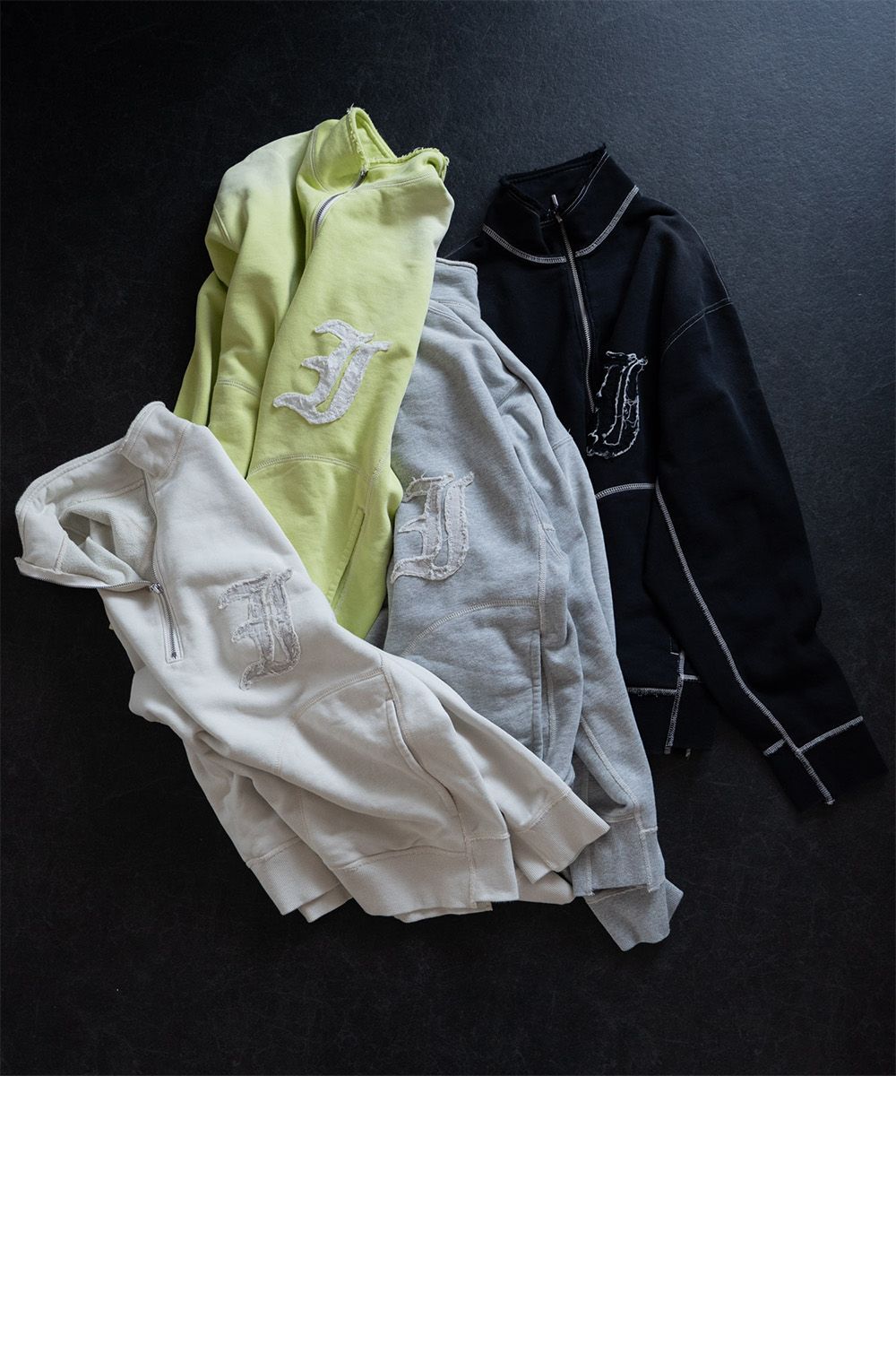 HALF ZIP SWEATSHIRT / ハーフジップ スウェットシャツ