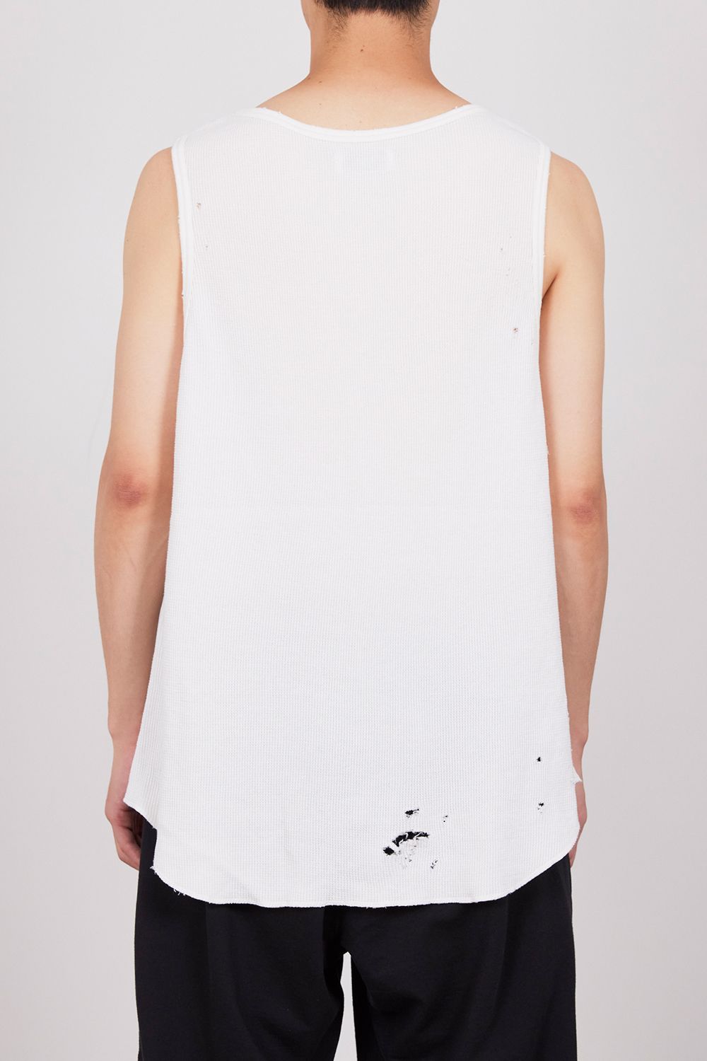 30/1 ORGANIC COTTON WAFFLE TANK TOP / オーガニックコットン ワッフル タンクトップ