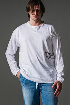 UK OVER LONG SLEEVE TEE / UKロゴ  オーバー ロングスリーブ Tシャツ