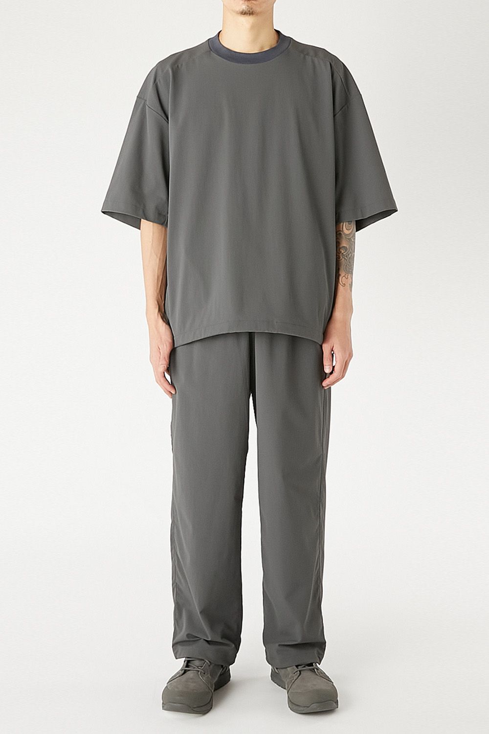 N.HOOLYWOOD TEST PRODUCT EXCHANGE SERVICE PANELED T-SHIRT / エヌハリウッド テストプロダクトエクスチェンジサービス パネル Tシャツ