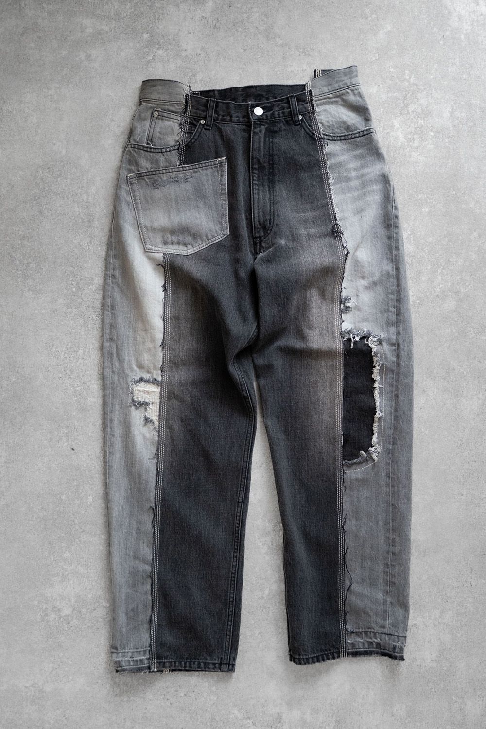 CENTER SEAM LOOSE FIT / センターシーム ルーズ フィット リメイク デニム