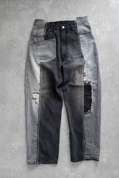 CENTER SEAM LOOSE FIT / センターシーム ルーズ フィット リメイク デニム
