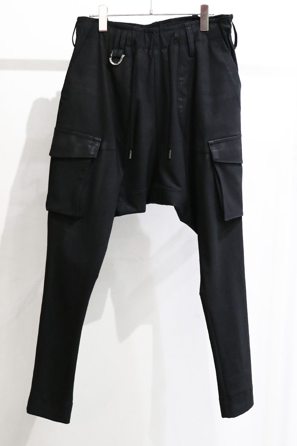 kiryuyrik - Coating High Tension Jersey Belted Sarrouel Pants