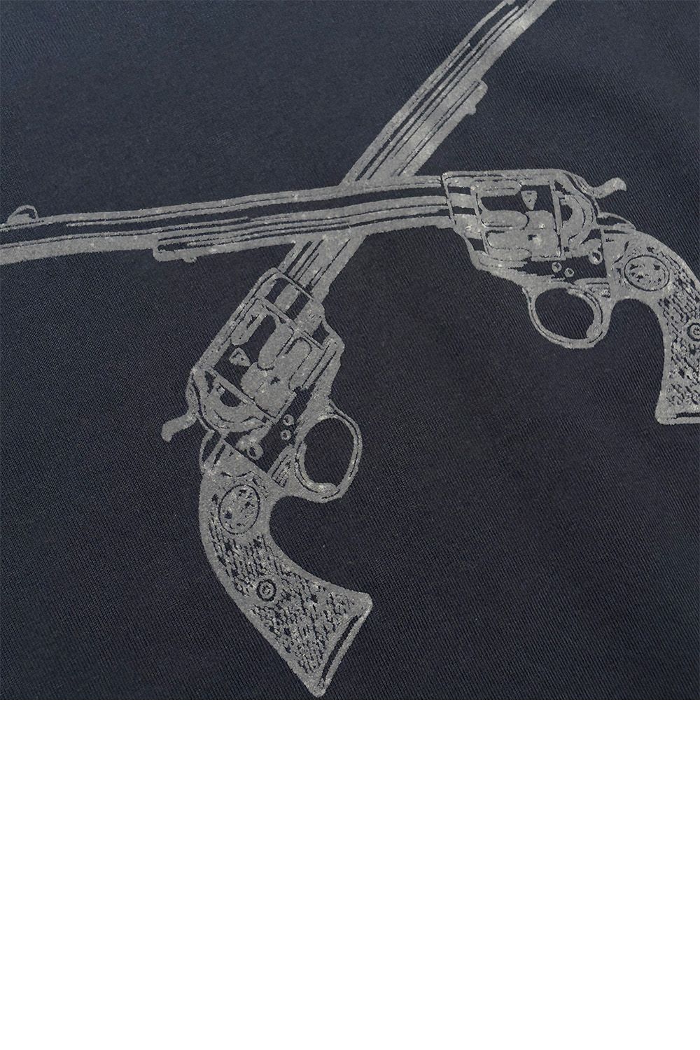 ARCHIVE CN/TEE FLOCK / アーカイブ クルーネック Tシャツ フロッキープリント