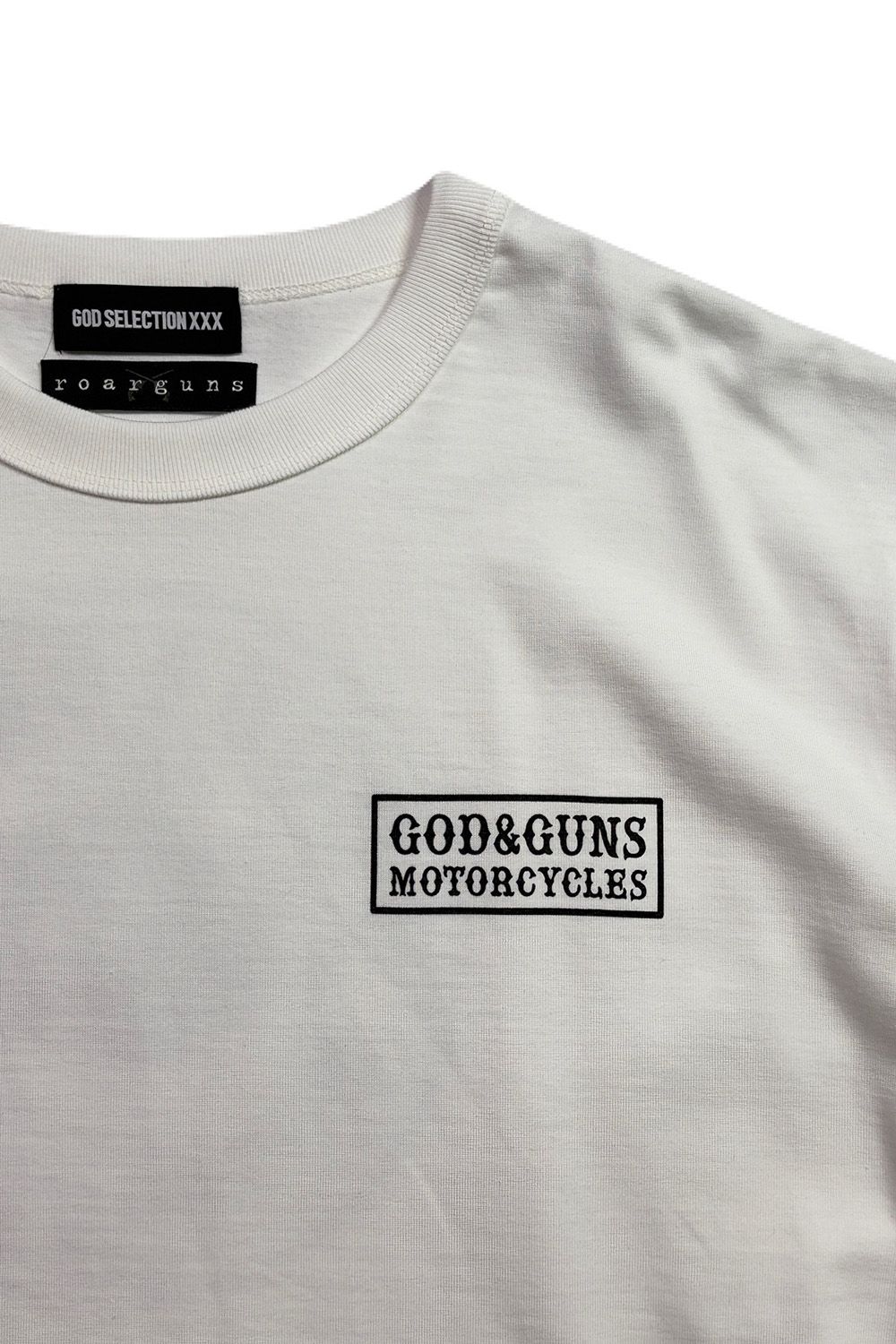 GOD SELECTION XXX × roarguns CIRCLE LOGO LAYERED T-SHIRT / ゴッドセレクション ロアーガンズ コラボレーション レイヤード ロングスリーブT