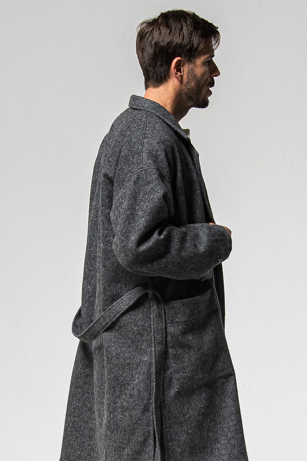 GOWN OVER COAT / オーバーサイズ ガウン コート