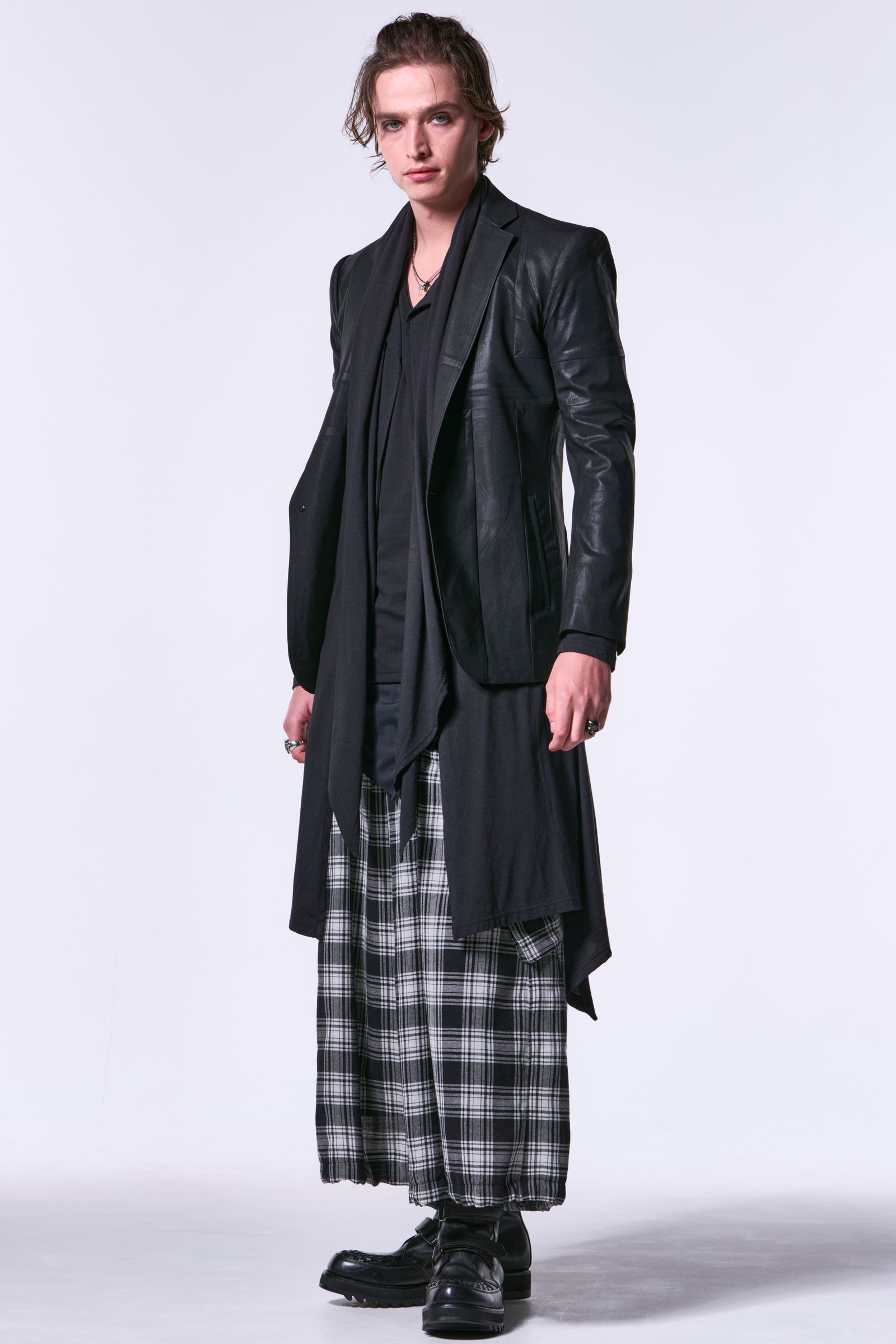 BEA-TENJIKU Slit Hem Layered T-Shirt / ベア天竺 スリットヘムレイヤードTシャツ