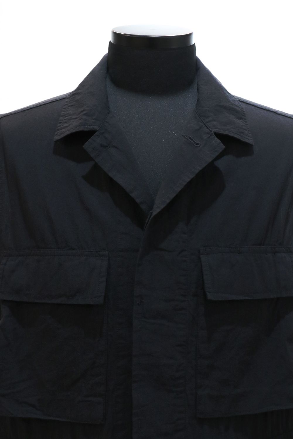 TUMBLED ORGANIC COTTON POPLIN B.D.U VEST / タンブル オーガニック コットン ポプリン バトル ドレス ユニフォーム ベスト