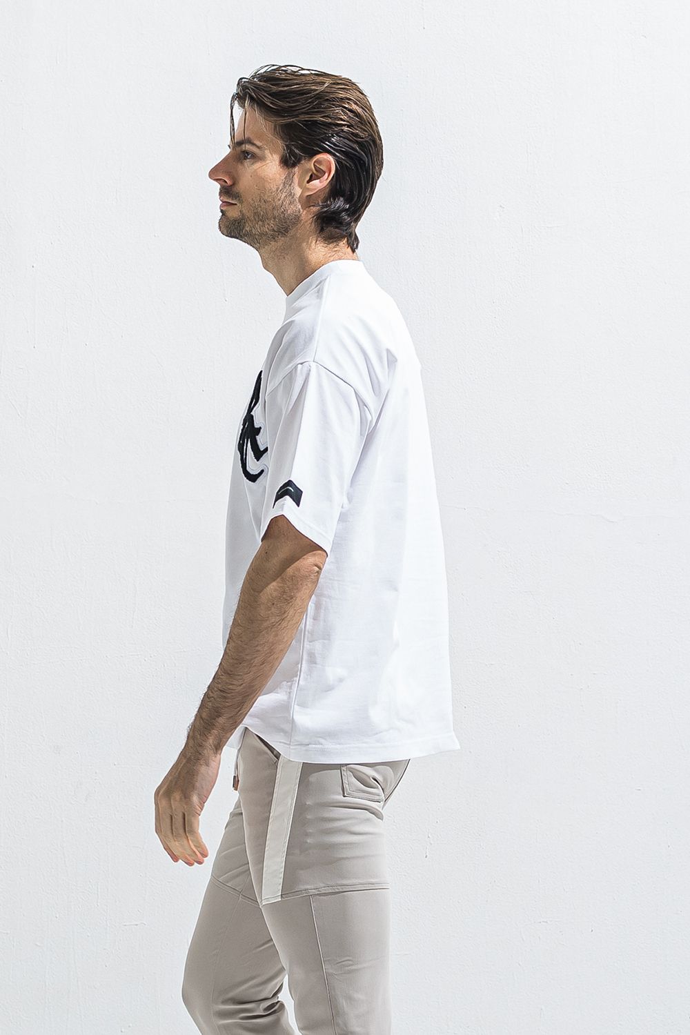 RC OVER TEE / RCロゴ サガラ刺繍ワッペン オーバー Tシャツ