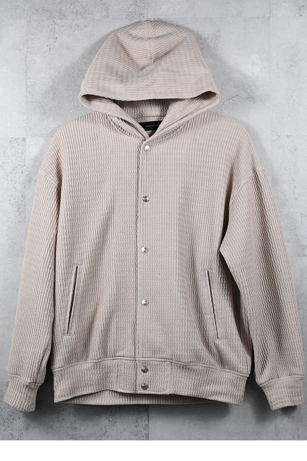 KNIT VARSITY HOODIE / ニット バーシティ フーディー