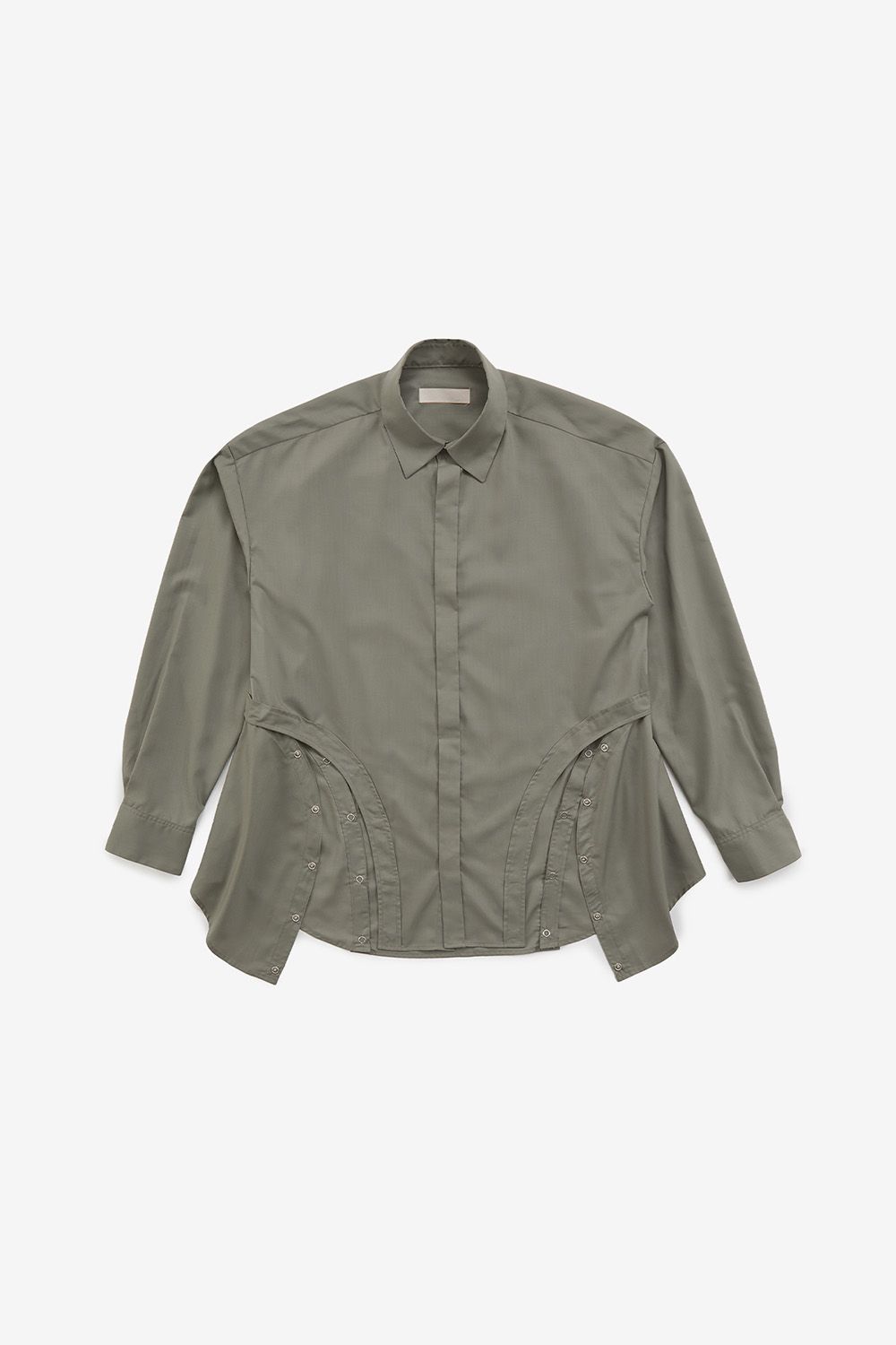 Multi-way snap button shirt / マルチウェイ スナップボタン シャツ