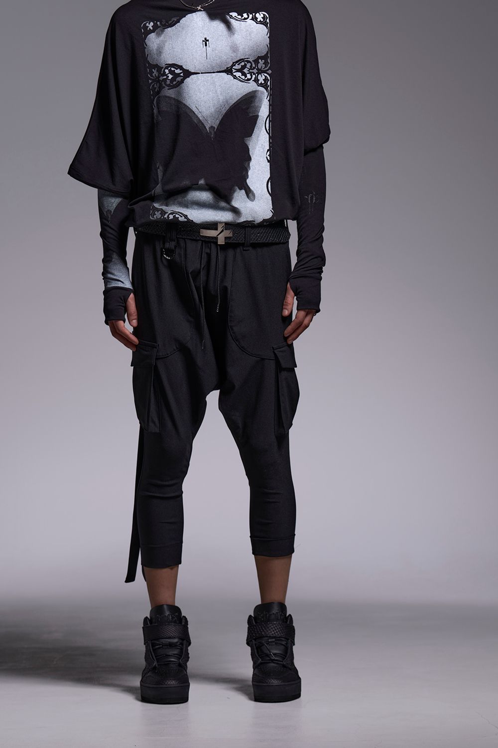 High Tension Jersey 3/4 Sarrouel Pants / ハイテンションジャージー 7部丈 サルエルパンツ