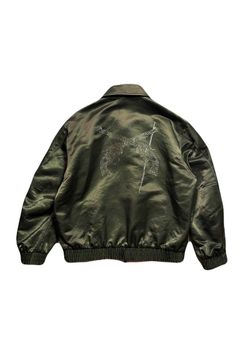 CO/NY JACKET/CRY / コットン ナイロン フライトジャケット クリスタルクロスガン