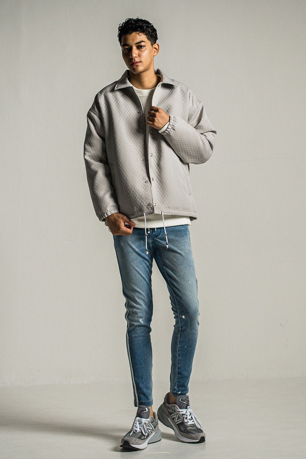 RC CHENILLE VELOURS FLEECE DROP TRAINER / RC シェニール ベロア フリース ドロップ トレーナー