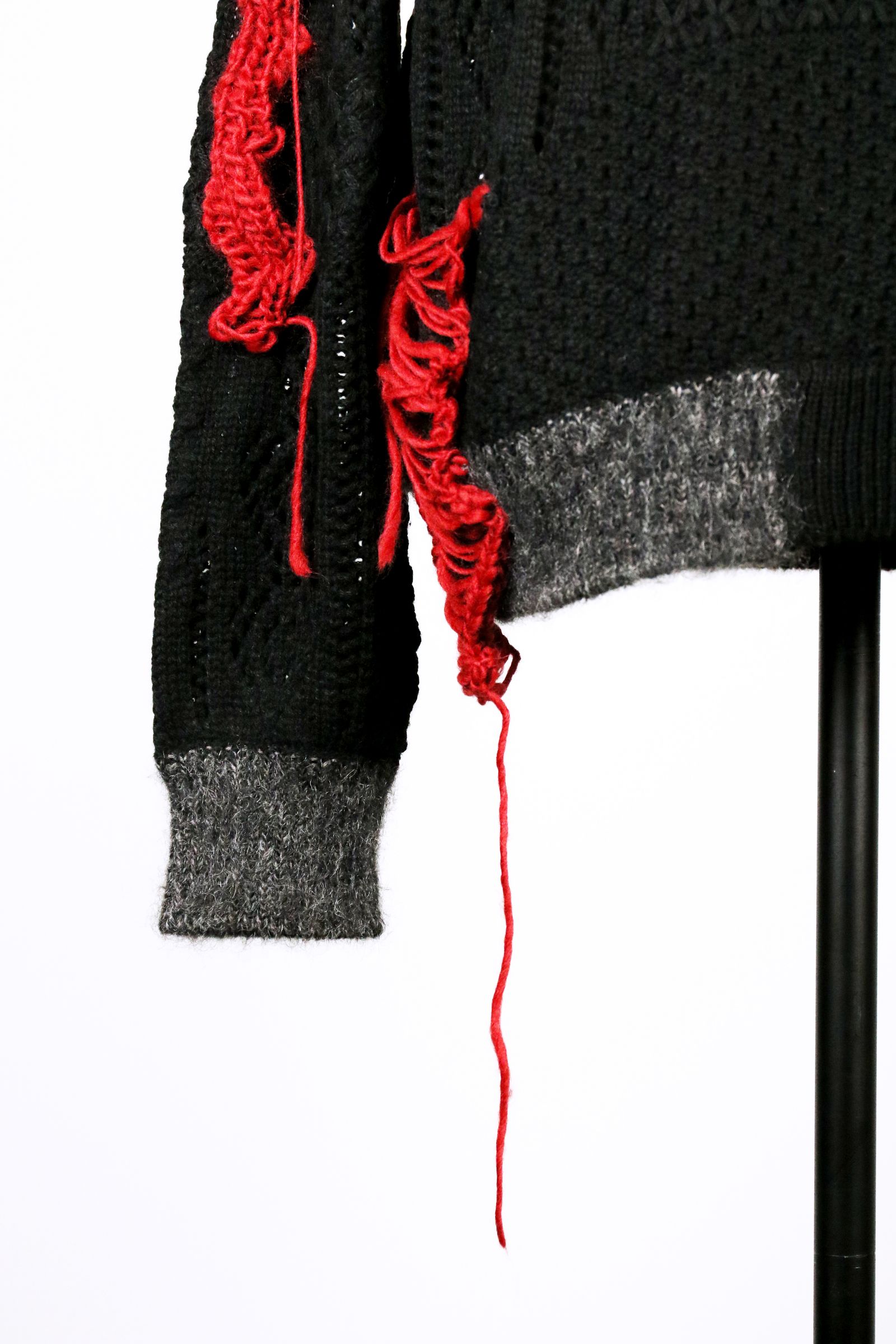 Mixed fur knit P/O / ミックス ファー ニット プルオーバー