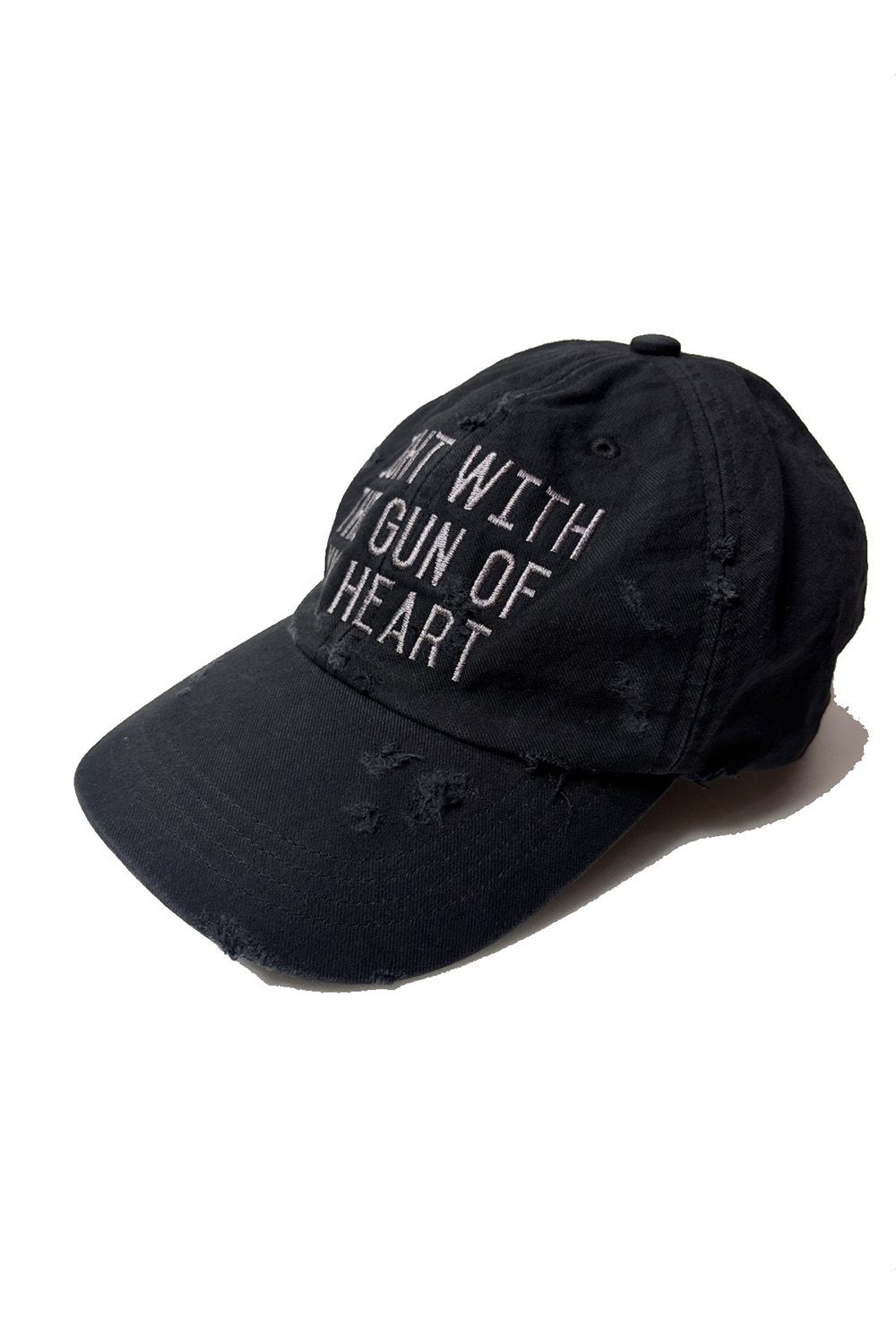 B.B CAP DAMAGE/EMB / ベースボールキャップ ダメージ&エンブロイダリー