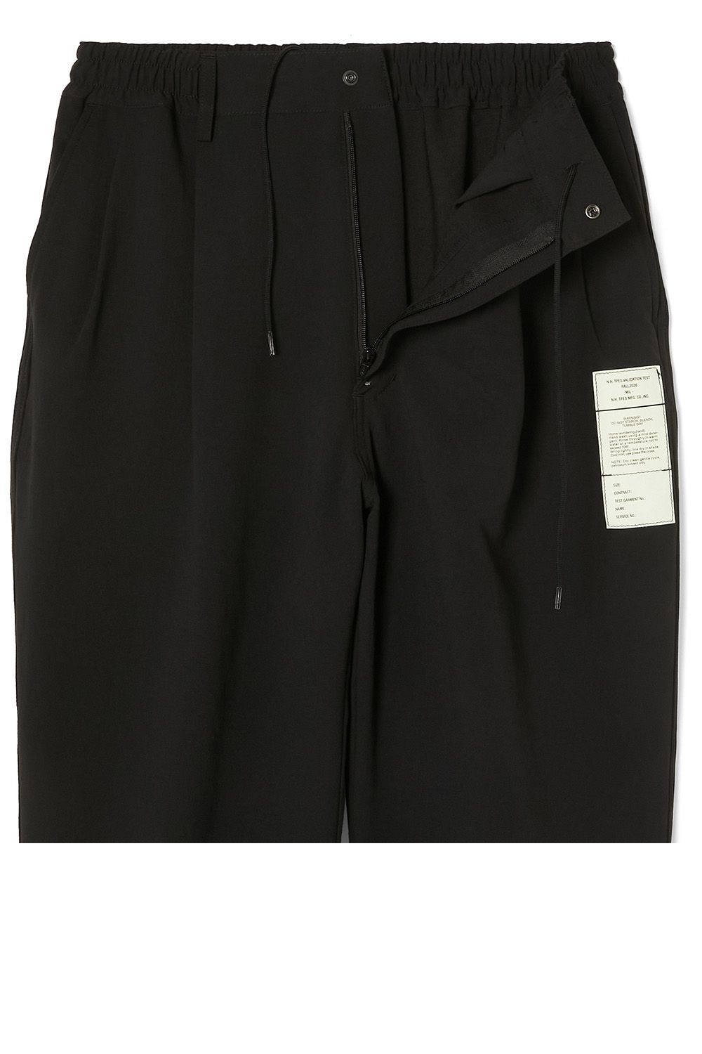 N.HOOLYWOOD TEST PRODUCT EXCHANGE SERVICE DOUBLE TUCK TROUSERS / エヌハリウッド テストプロダクトエクスチェンジサービス ダブルタック トラウザーズ
