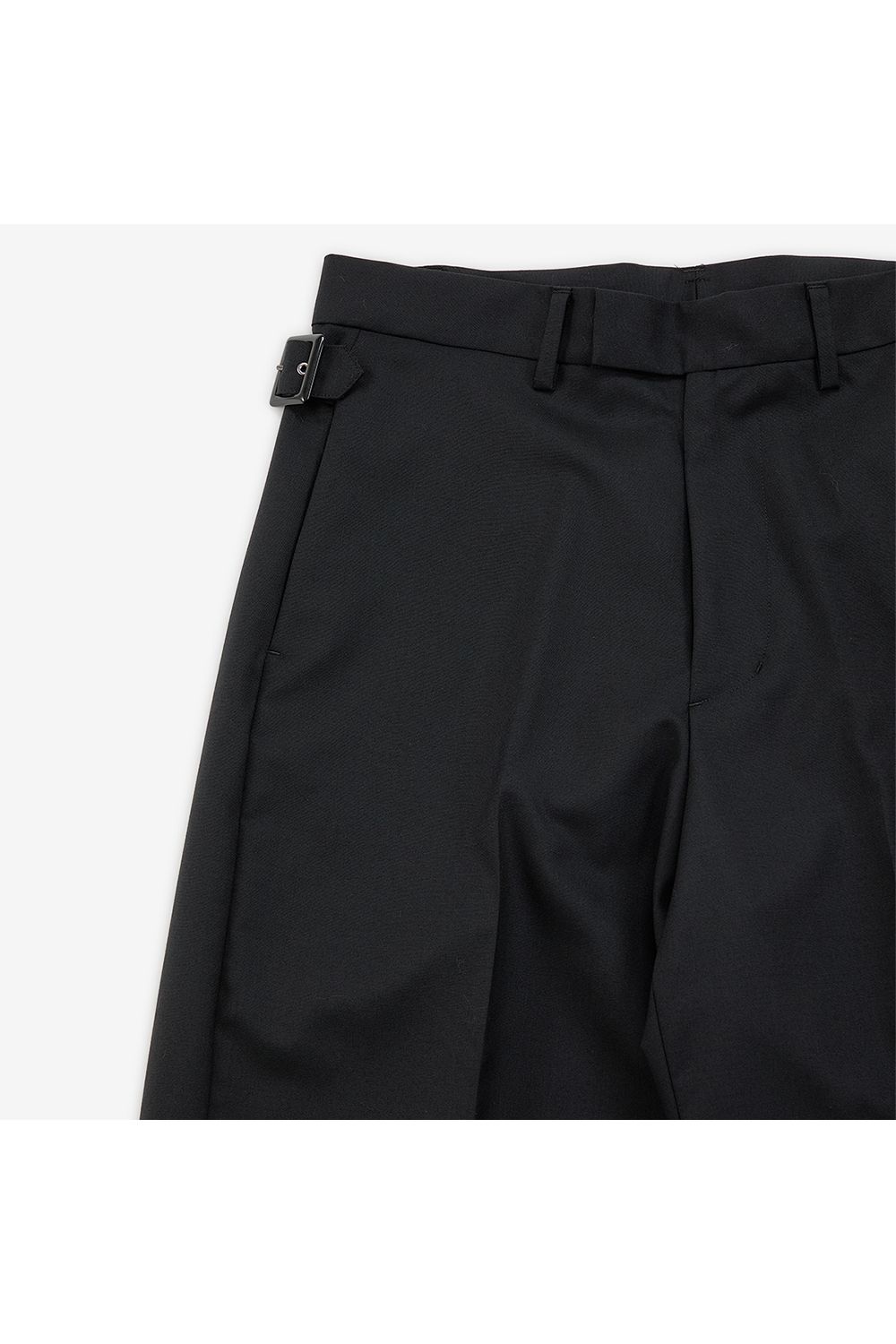 Tropical wool side buckle slacks / トロピカルウール サイドバックル スラックス