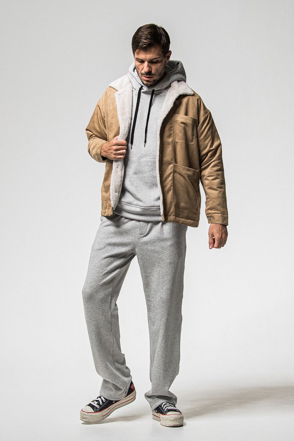 SUEDE FUR COVER ALL / スウェード ファー カバーオール