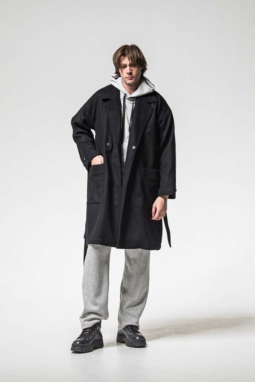 GOWN OVER COAT / オーバーサイズ ガウン コート