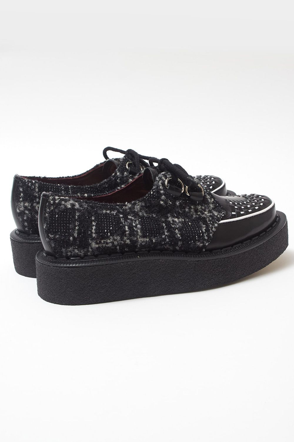 MIX TWEED GEORGE COX RUBBER SOLE / メアグラーティア ジョージコックス コラボシューズ