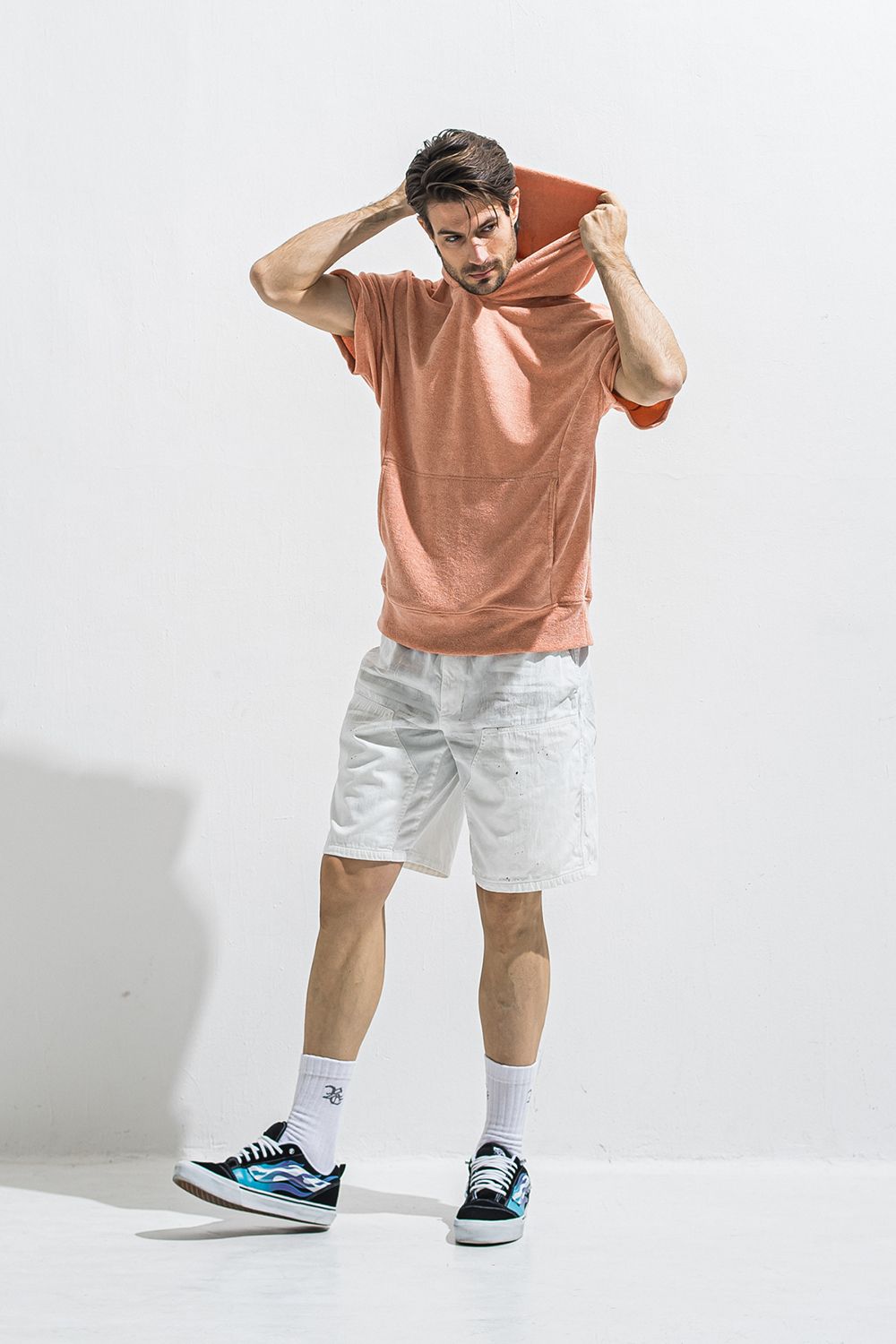 DOUBLE KNEE SHORTS / ダブルニー ショーツ