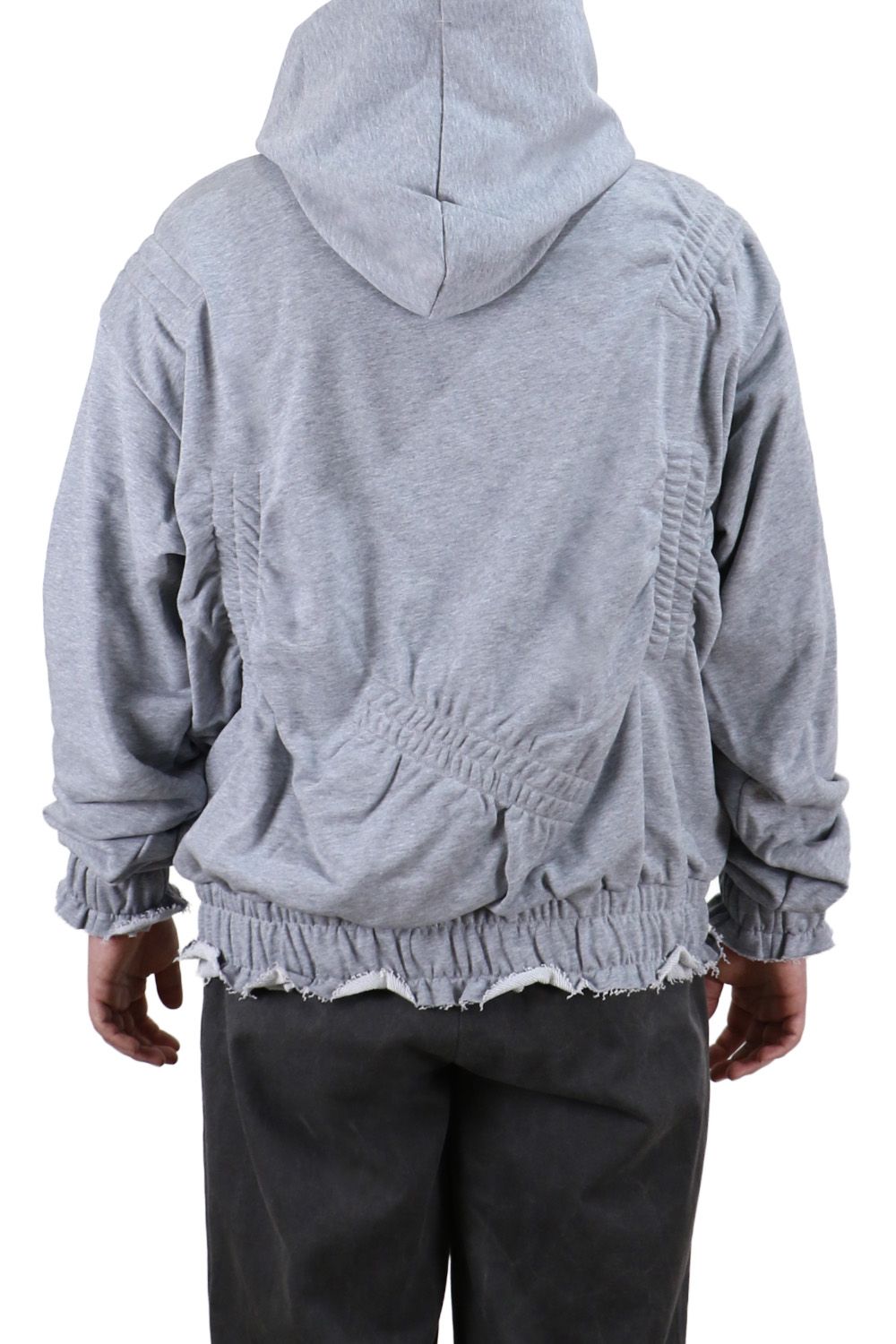 Gathered hoodie / スウェット ギャザー フーディー