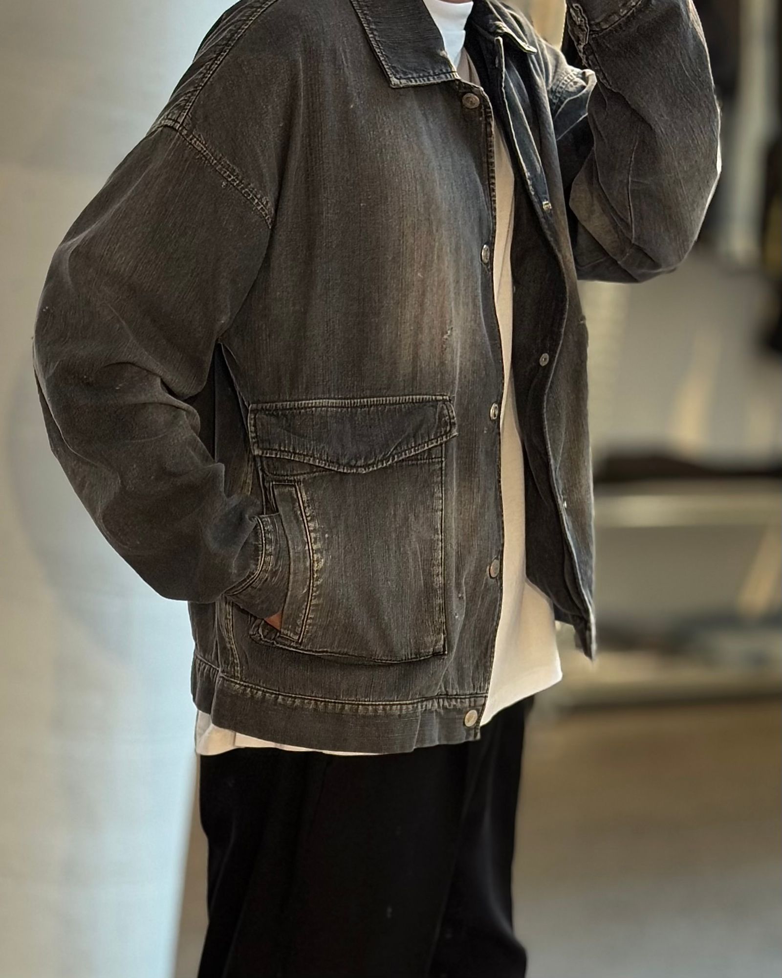 【RESOUND CLOTHING】LDENIM AG FLIGHT JK