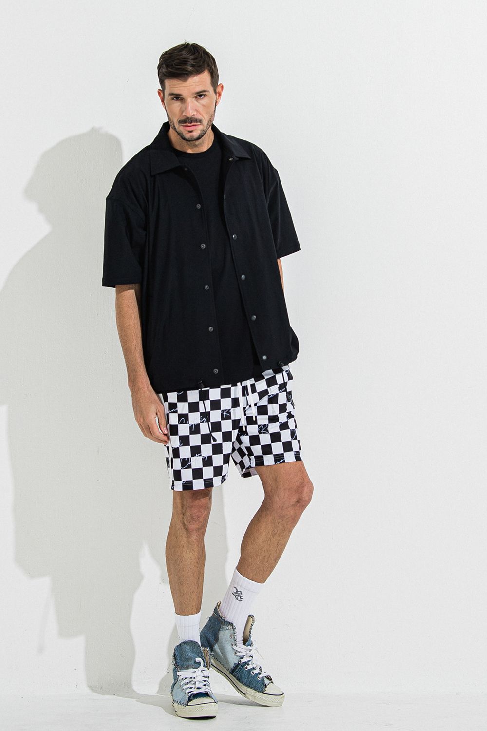 NYLON HALF COACH JACKET / ナイロン ハーフ コーチジャケット