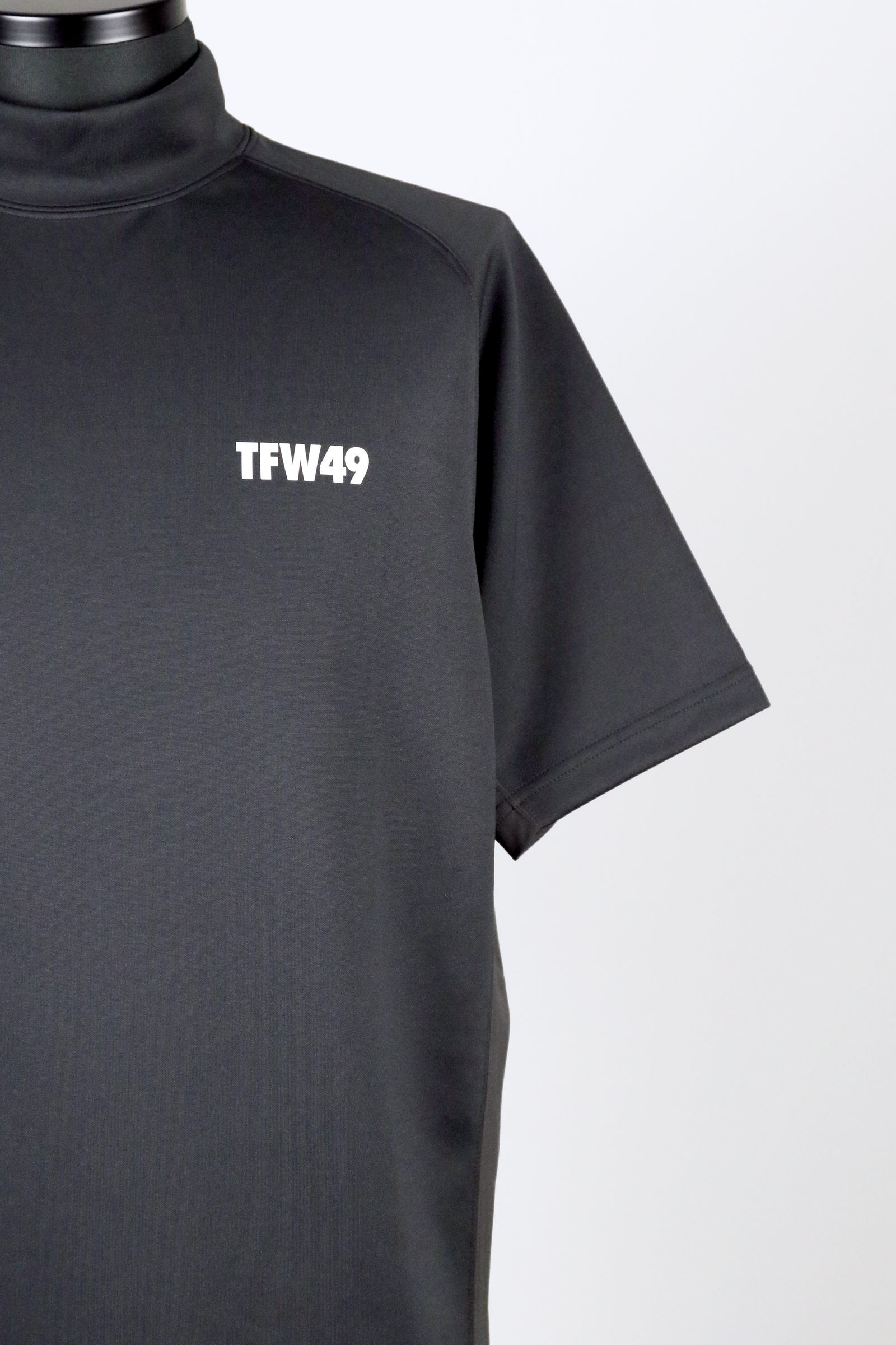 SIDE MESH MOCKNECK T / サイド メッシュ モックネック ティー