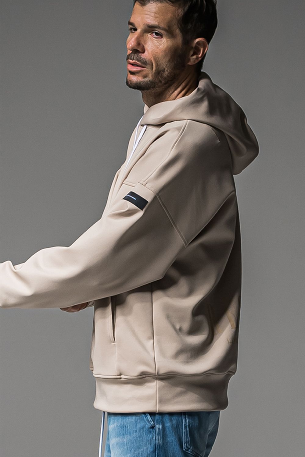 BACK ID LOOSE HOODIE / バックロゴ ルーズフーディー