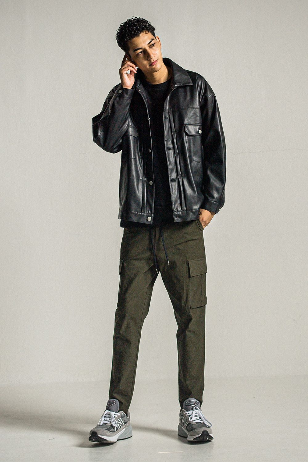 RC CHENILLE VELOURS FLEECE DROP TRAINER / RC シェニール ベロア フリース ドロップ トレーナー