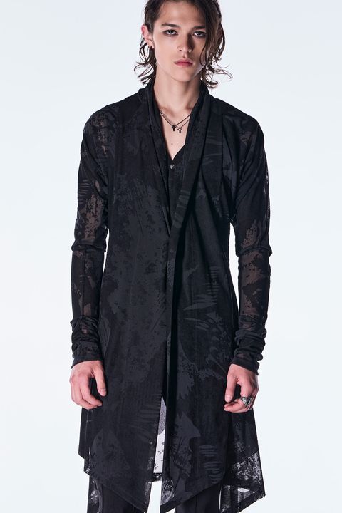 Opal Mesh Flare Cardigan / オパール メッシュ フレア カーディガン