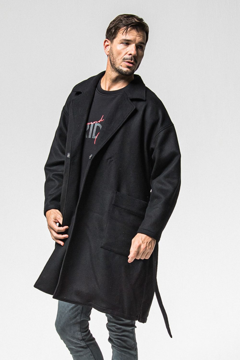 GOWN OVER COAT / オーバーサイズ ガウン コート
