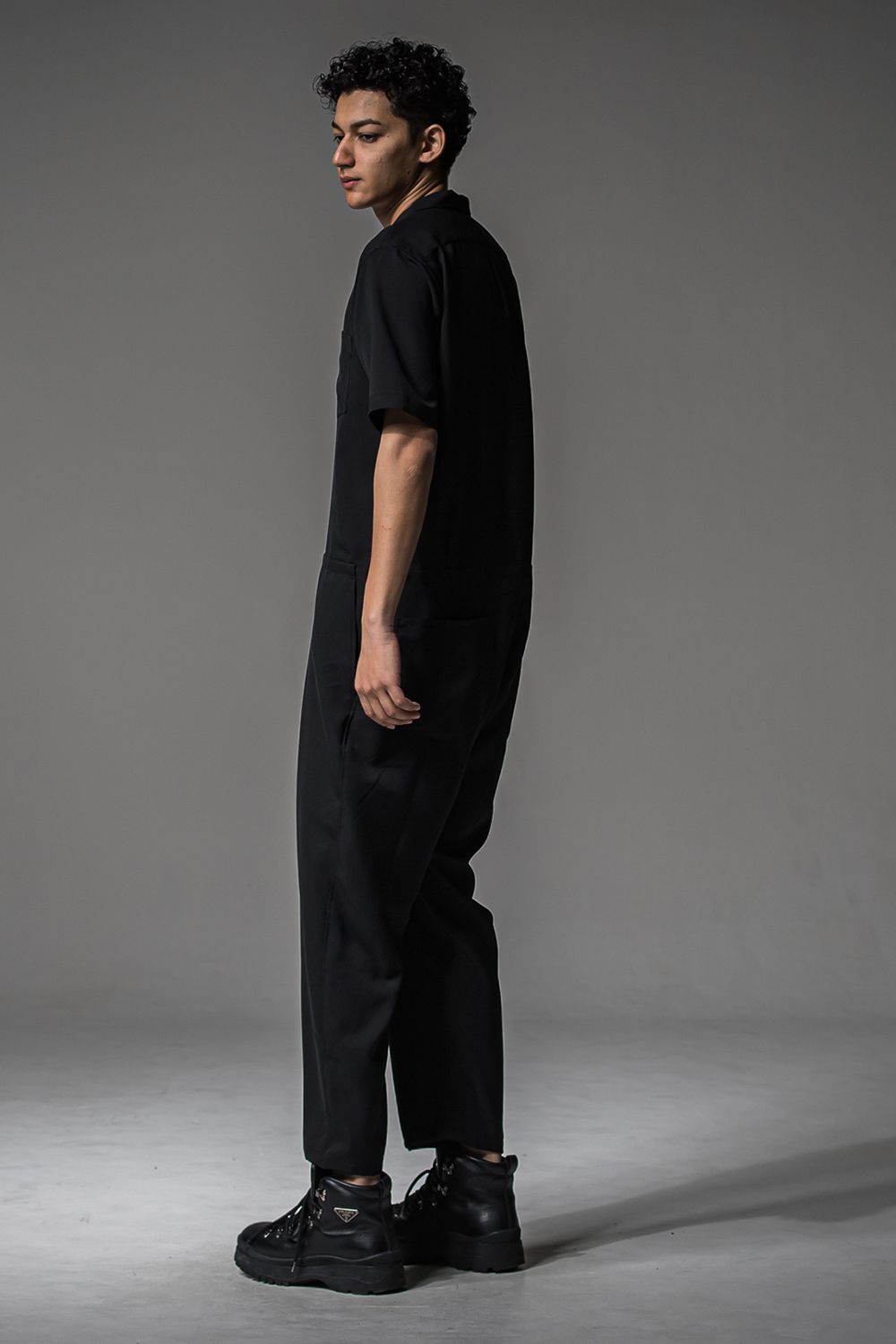 rage twill half all in one / 半袖シャツオールインワン