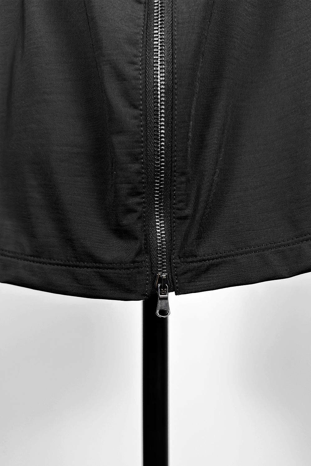 WIDE ZIP C S/S  / ワイド ジップ クルーネック ショートスリーブ ティーシャツ