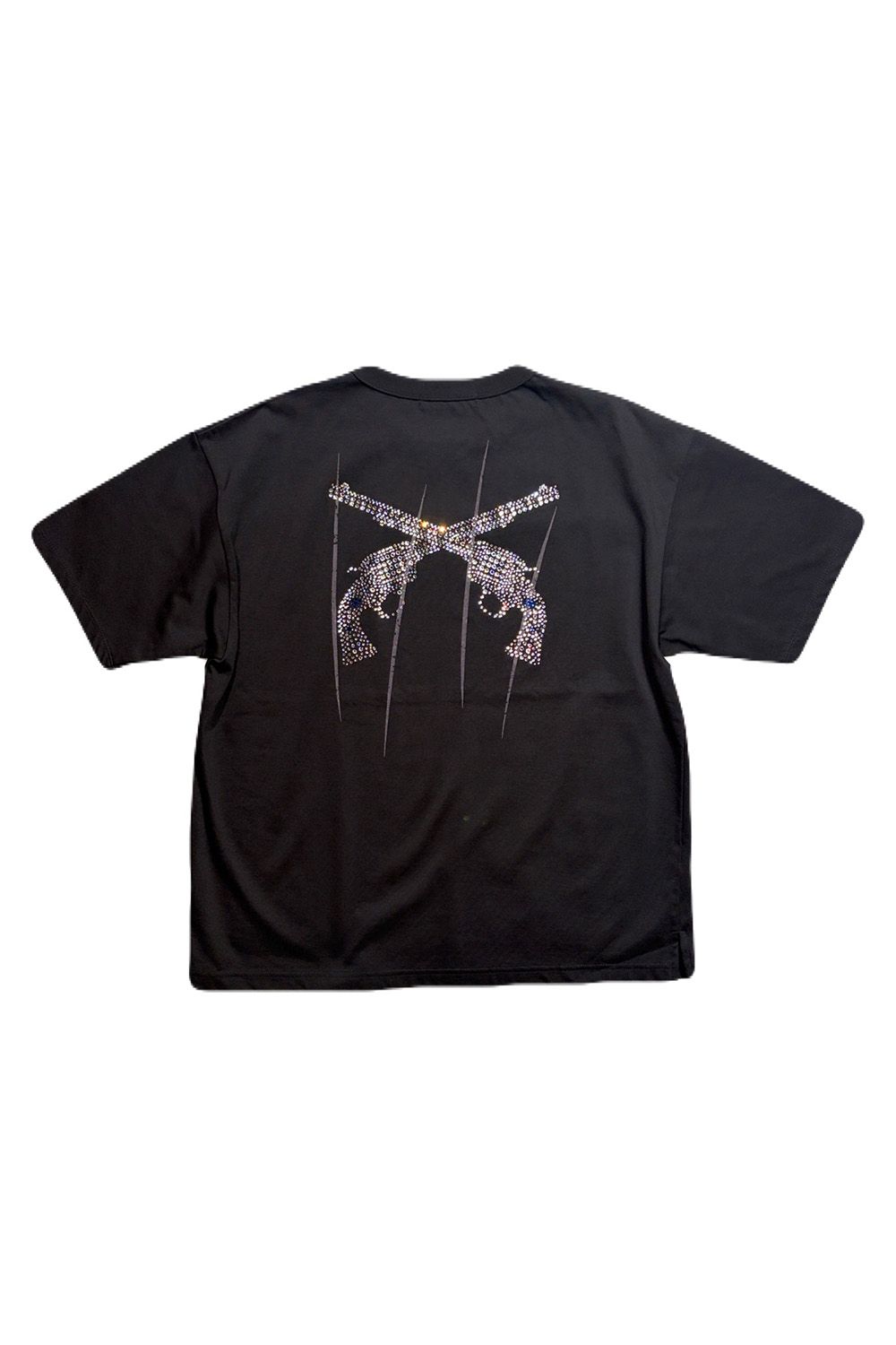 FANC/JER SS SLASH/CR / ファンクション ジャージ Tシャツ スラッシュプリント クリスタルクロスガン