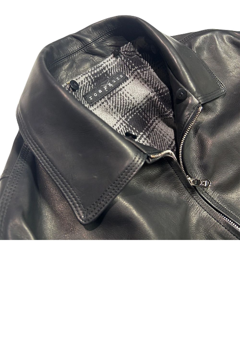 OIL WAX LEATHER JACKET / オイルワックス カウレザー ジップブルゾン