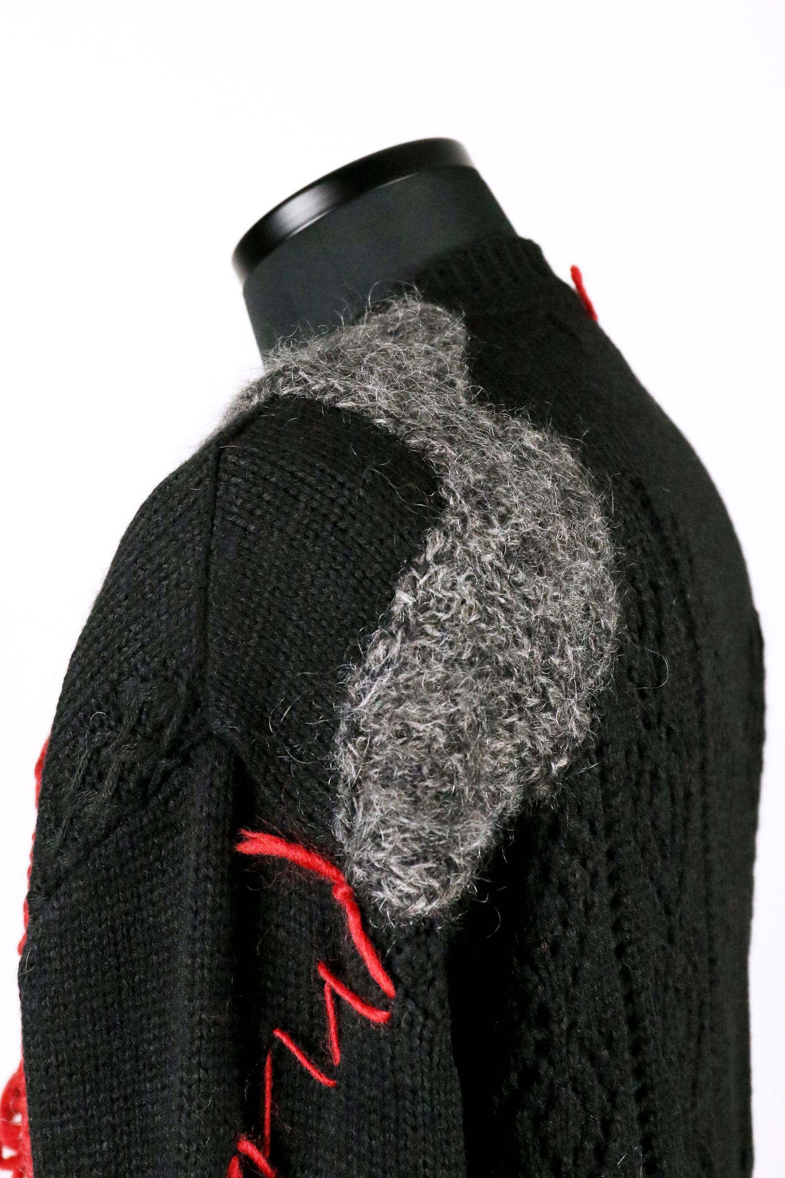Mixed fur knit P/O / ミックス ファー ニット プルオーバー