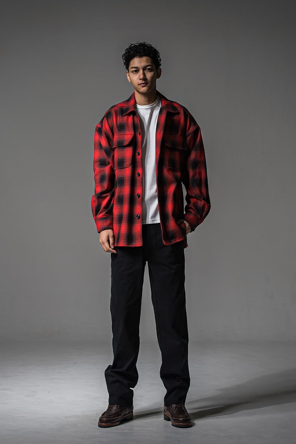 DENIM JERSEY WIDE PT / デニムジャージワイドパンツ