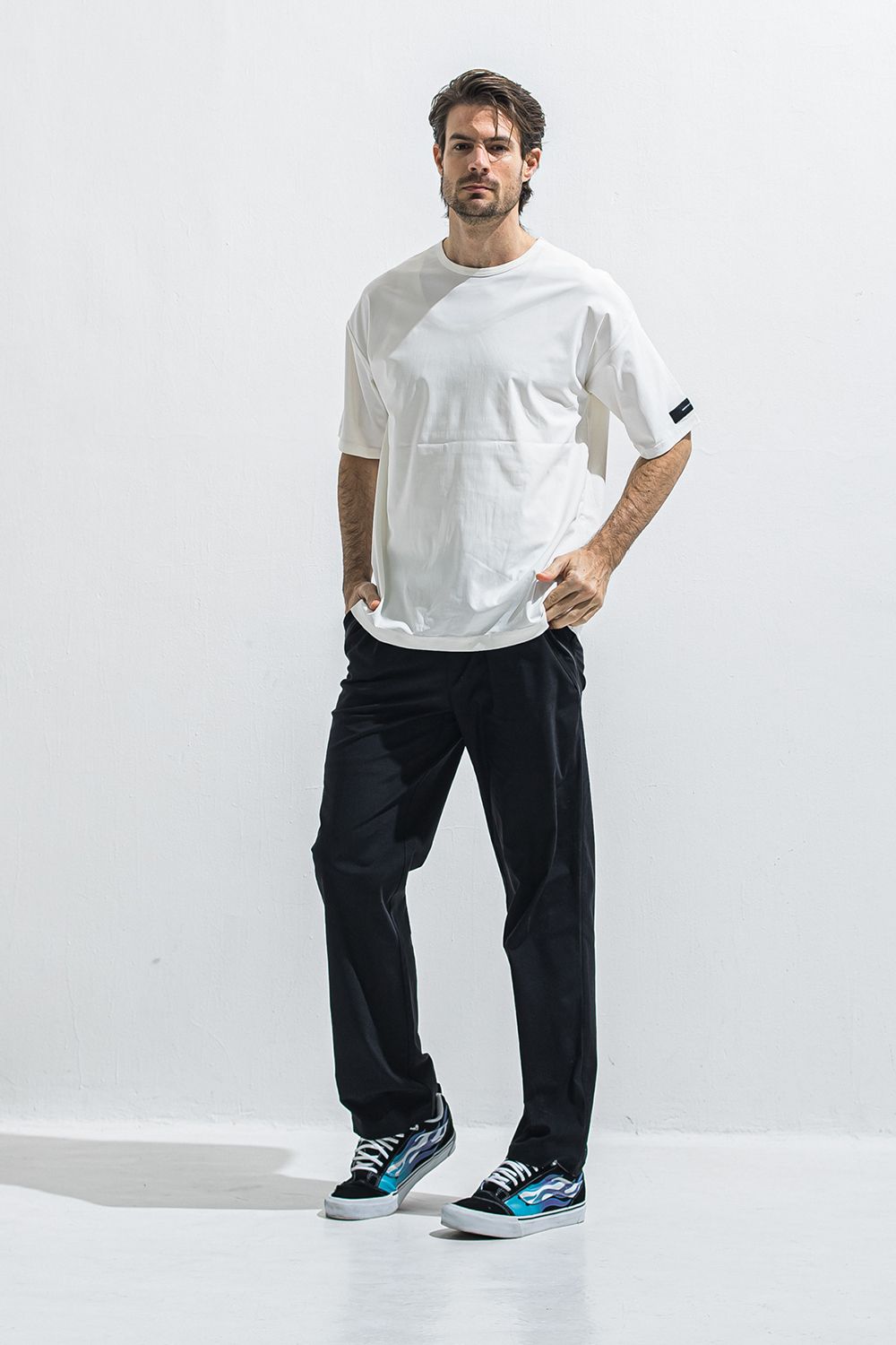 NYLON OVER TEE / ナイロン オーバーサイズ Tシャツ