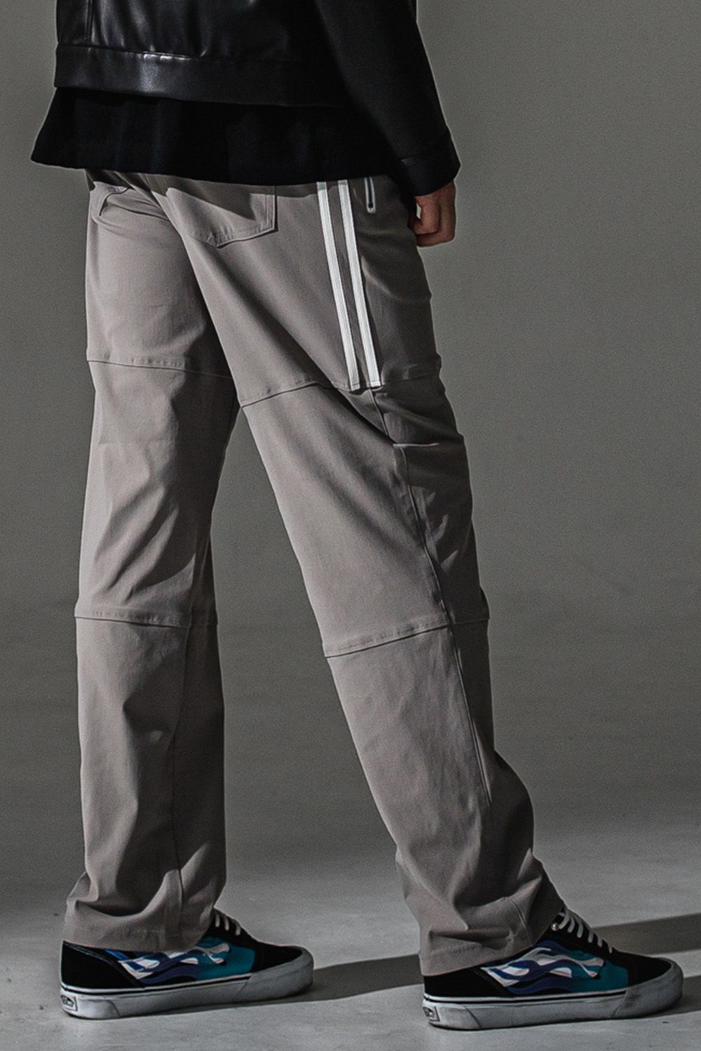 JOHNSON LINE NYLON WIDE PT / ジョンソン ナイロン ラインワイドパンツ