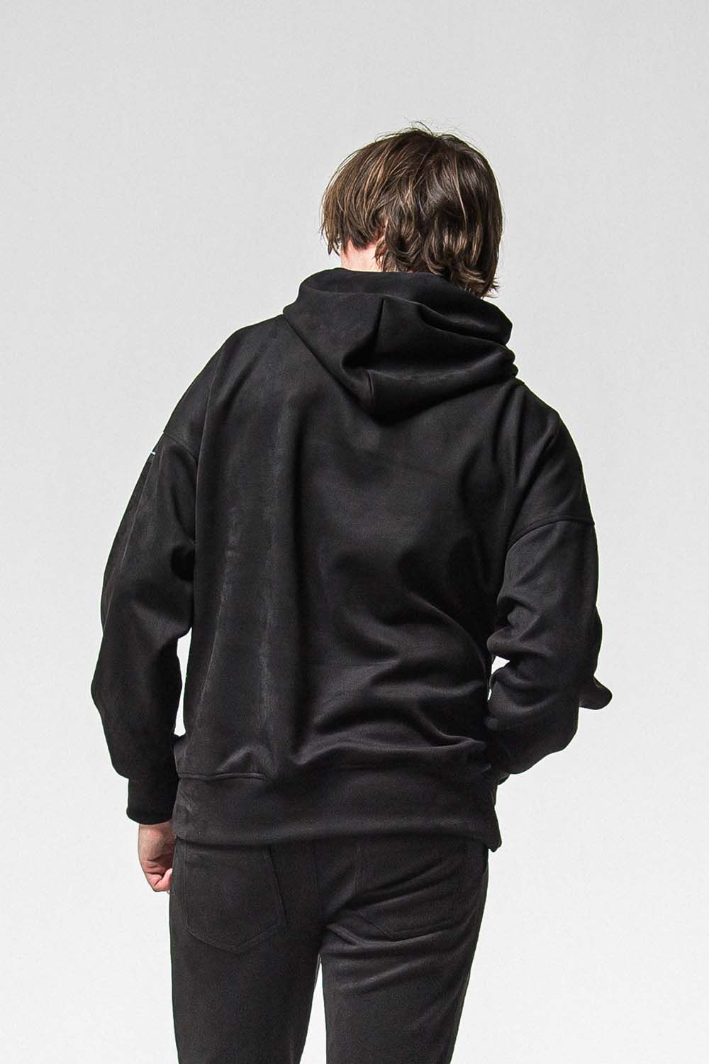 SUEDE LOOSE HOODIE / スウェード ルーズ フーディ