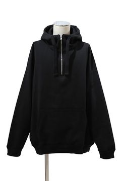 ORGANIC COTTON HEAVY FLEECE QUATER ZIP PARKA / オーガニックコットン ヘビー フリース クォーター ジップ パーカ