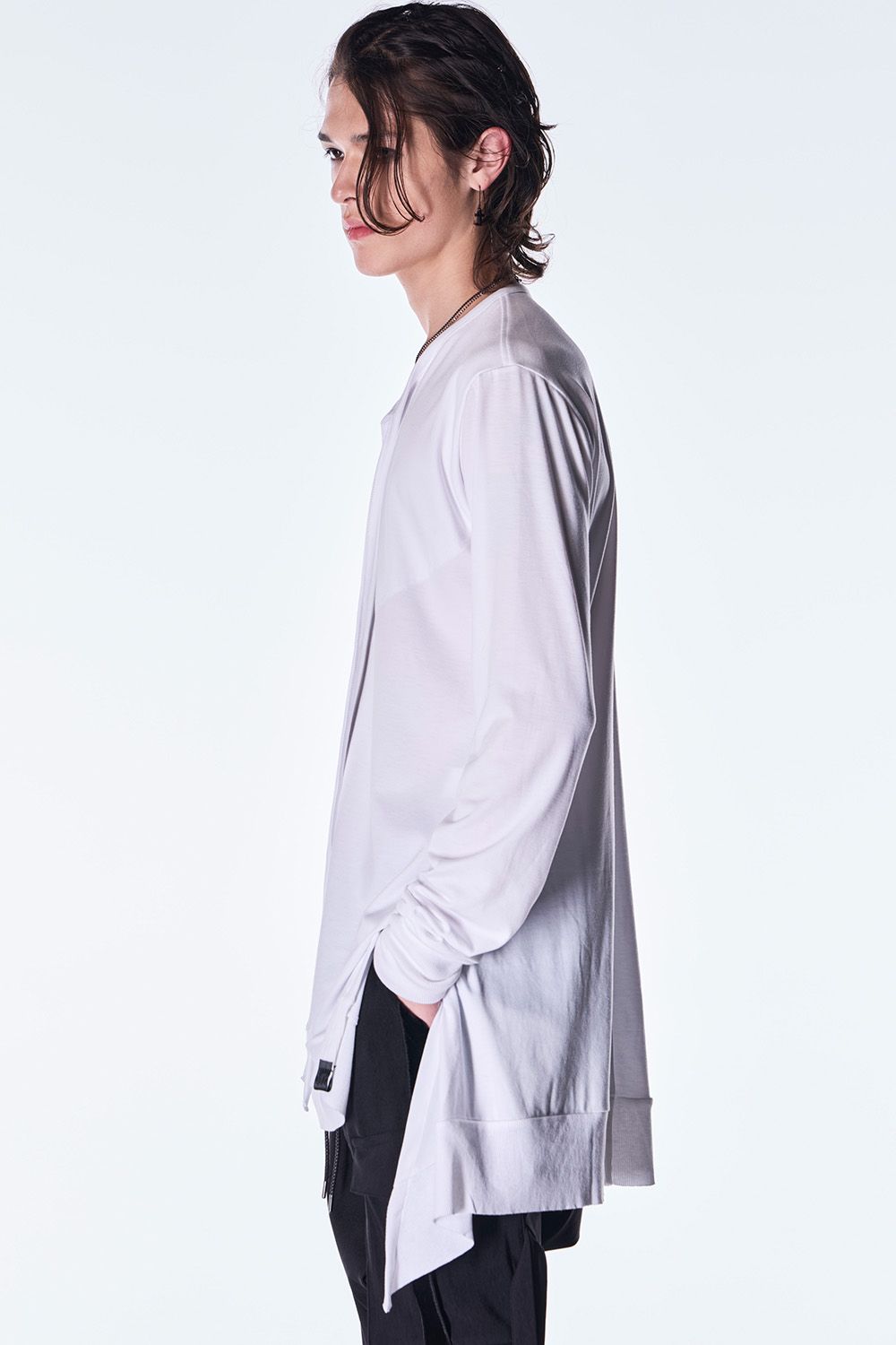 BEA TENJIKU Piping Flare T-shirt / ベア天竺 パイピング フレア Tシャツ