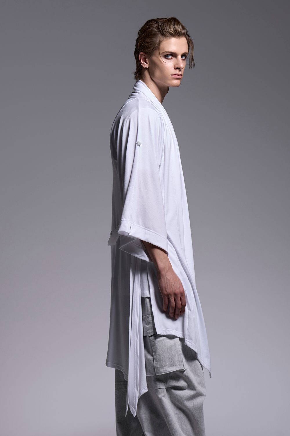 BEATENJIKU KIMONO-Sleeve Cardigan / ベア天竺 着物スリーブ カーディガン