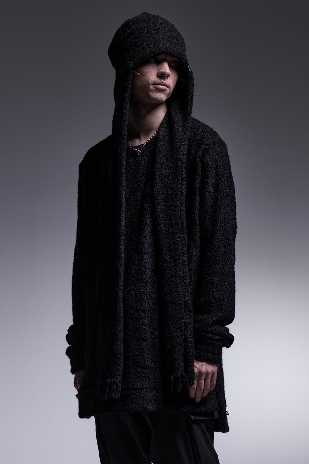 Border Stole Cap / ボーダー ストールキャップ